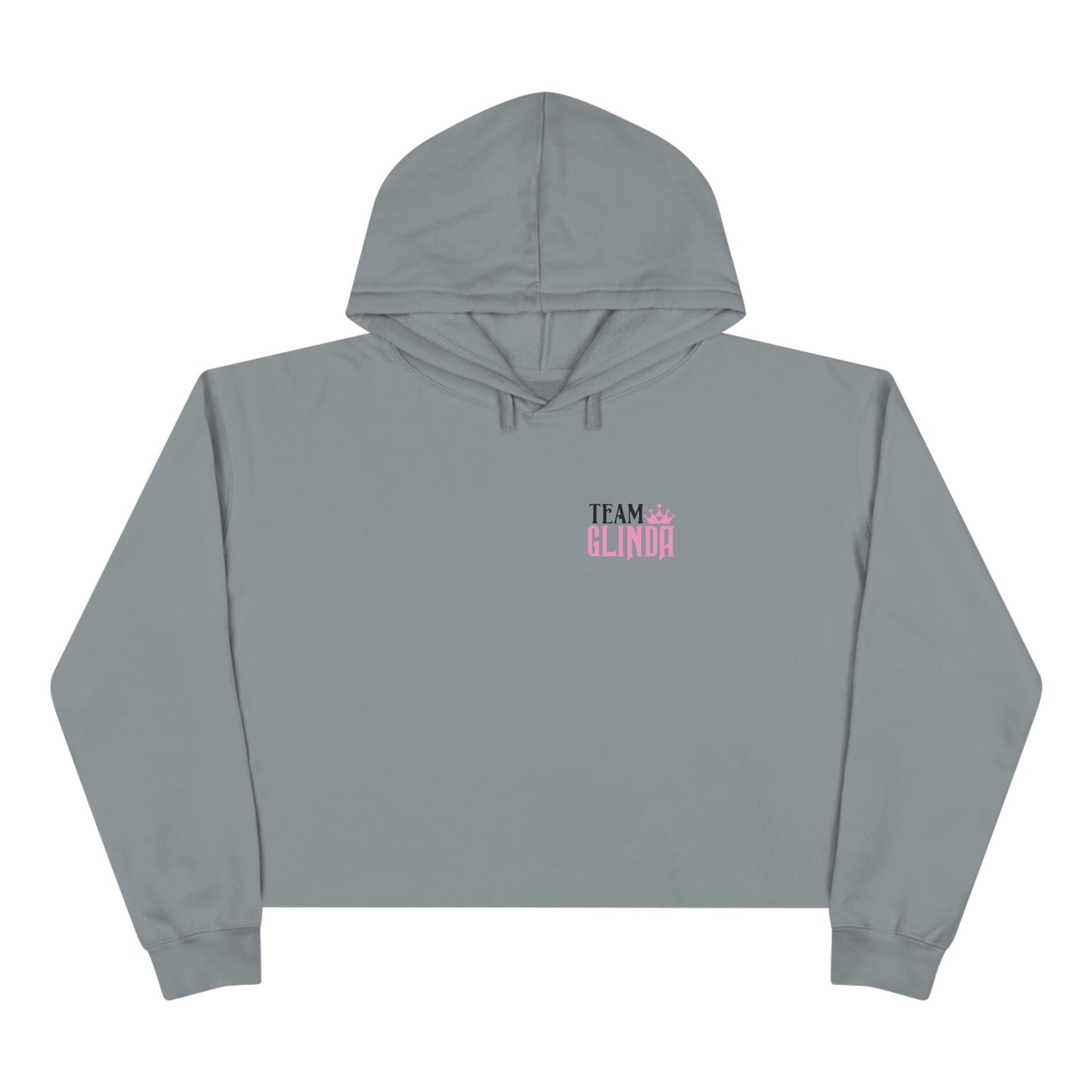 Team Glinda Crop Hoodie - Stylish Bulk Hoodie, Unique Gym Wear, Trendy Fashion Sweatshirt, Gift for Friends, Motivational Apparel