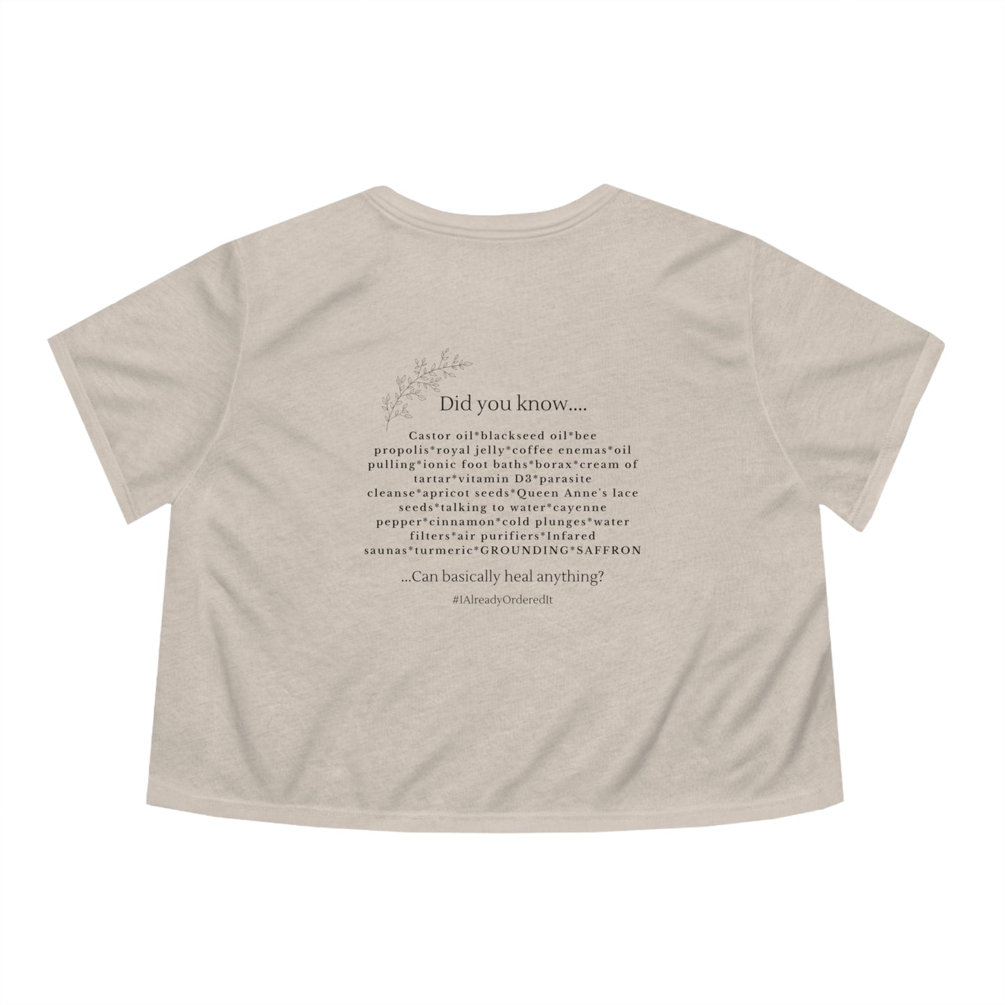 Women's Flowy Cropped Tee