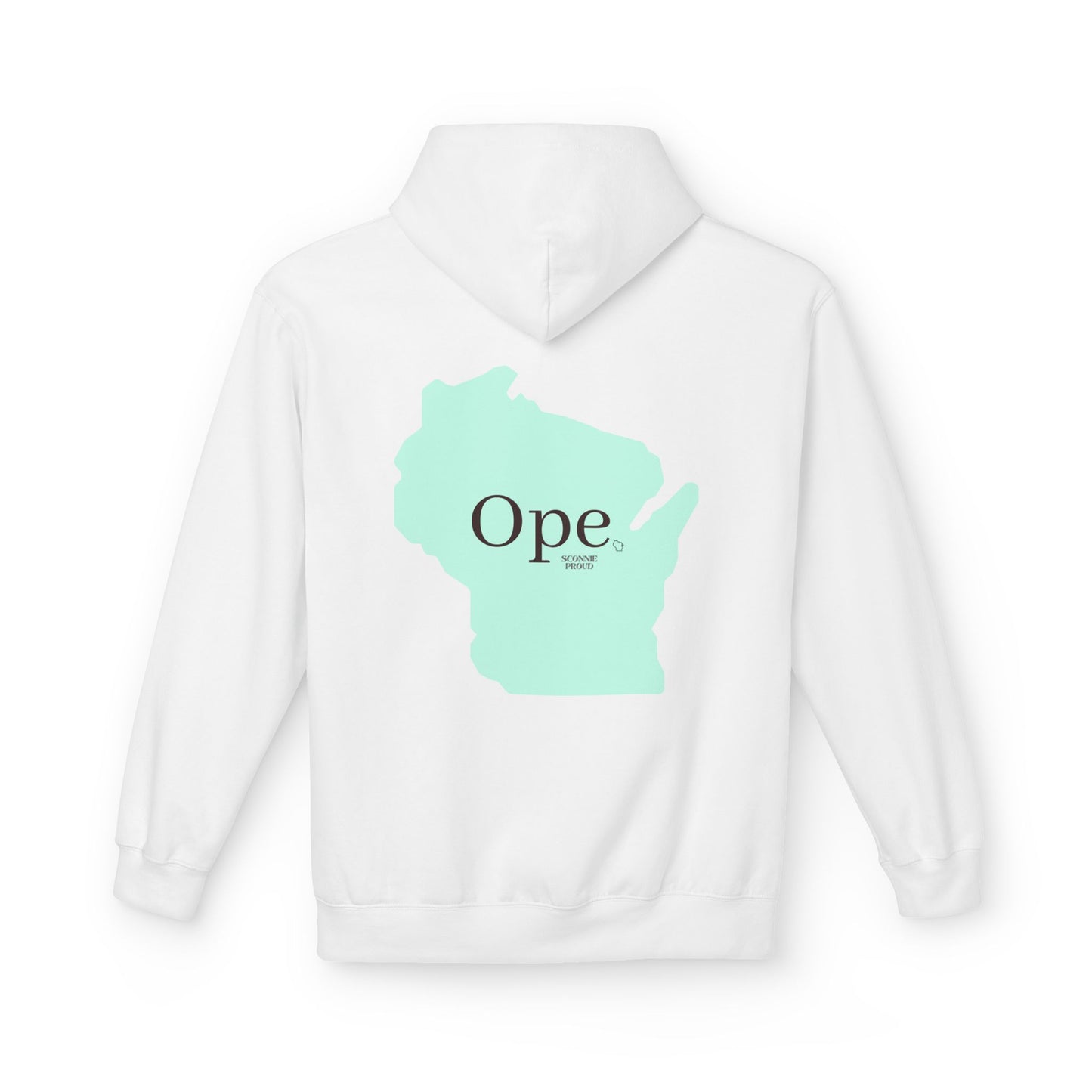 Wisconsin 'Ope' Midweight Hoodie | Comfy Unisex Fleece | Perfect for Casual Days, Gifts, or Gatherings