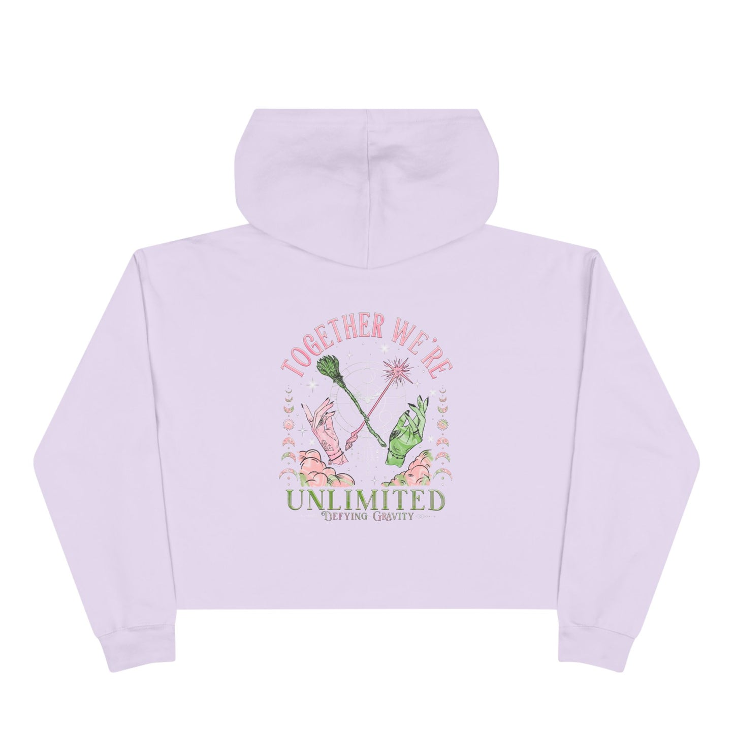 Team Glinda Crop Hoodie - Stylish Bulk Hoodie, Unique Gym Wear, Trendy Fashion Sweatshirt, Gift for Friends, Motivational Apparel