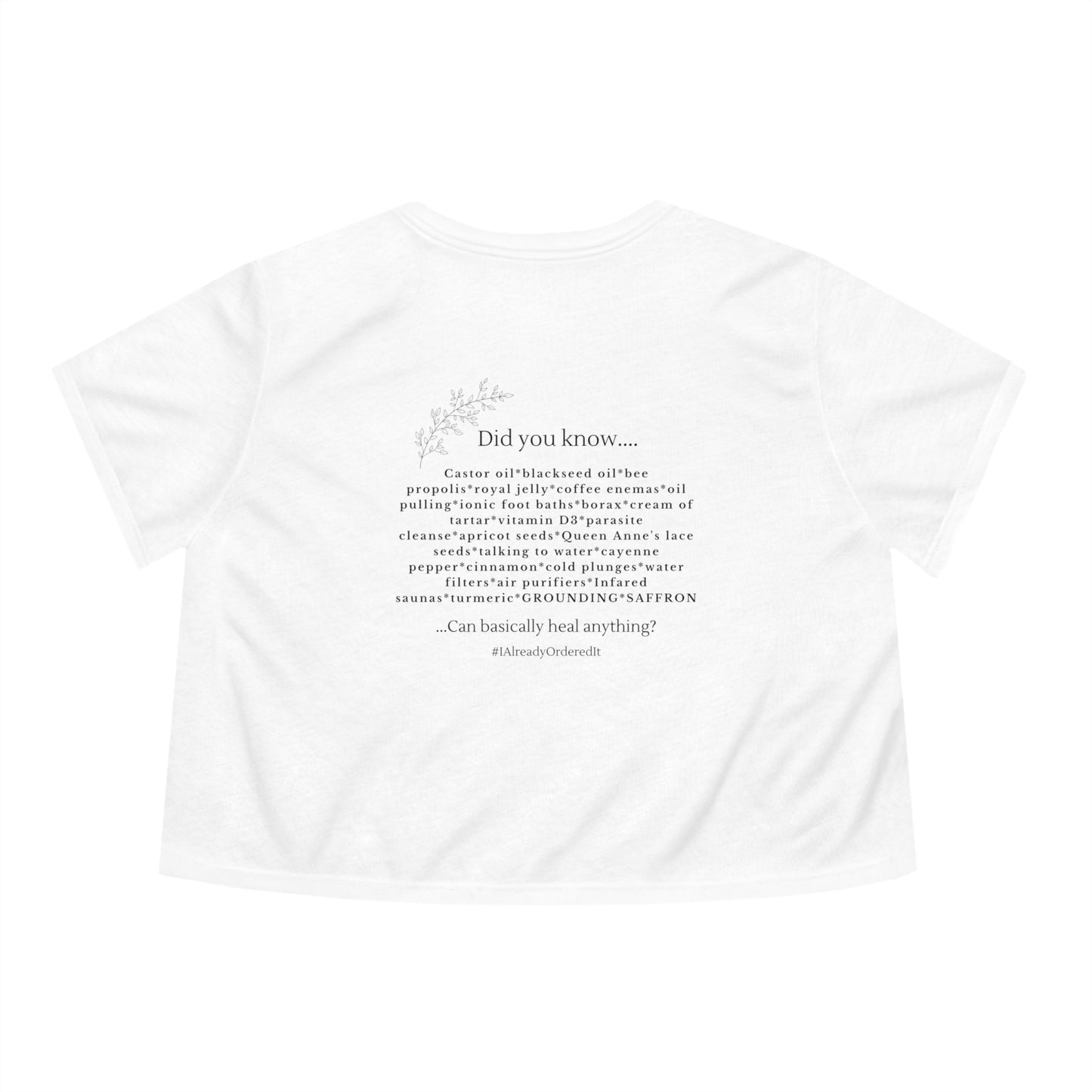 Women's Flowy Cropped Tee