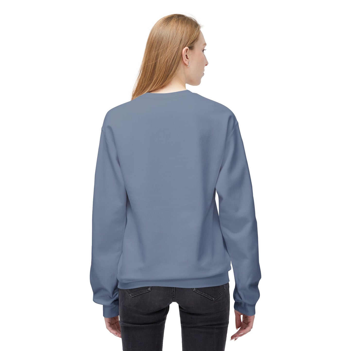 Chic Fleece Crewneck Sweatshirt - Cozy Unisex Pullover, Gift for Her/Him, Casual Layer, Perfect for Fall/Winter, Everyday Comfort