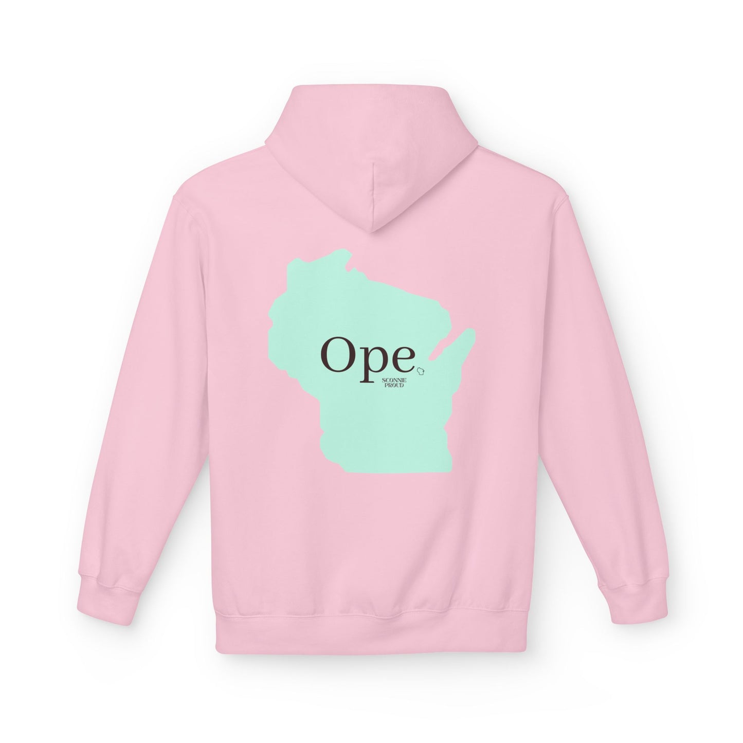 Wisconsin 'Ope' Midweight Hoodie | Comfy Unisex Fleece | Perfect for Casual Days, Gifts, or Gatherings