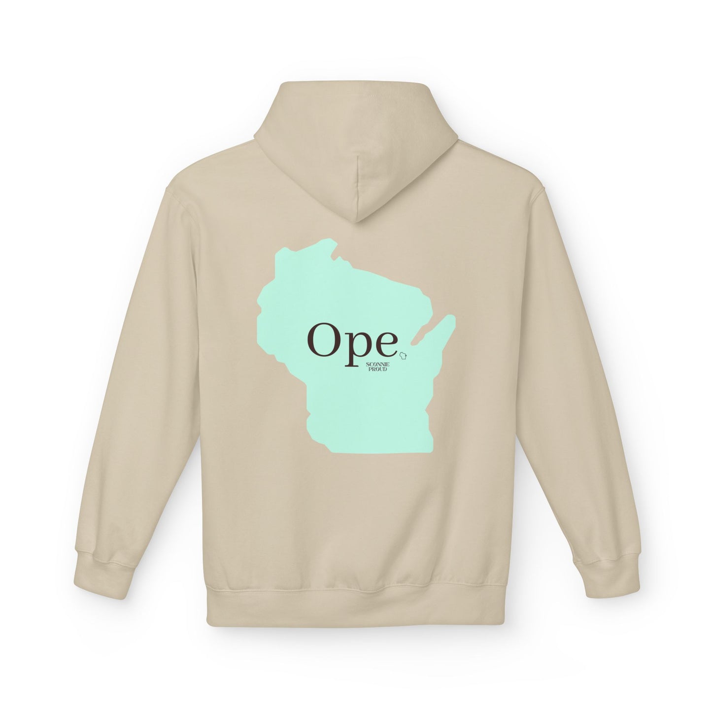 Wisconsin 'Ope' Midweight Hoodie | Comfy Unisex Fleece | Perfect for Casual Days, Gifts, or Gatherings
