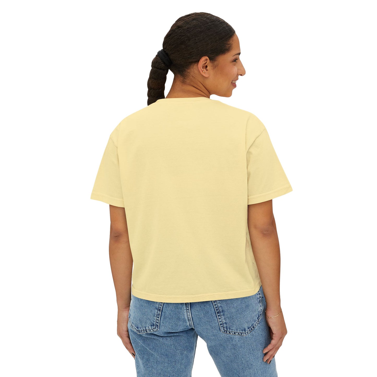 Spooky Skeleton Women's Boxy Tee, Halloween Shirt, Casual Fall Tee, Graphic Top, Trendy Outfit
