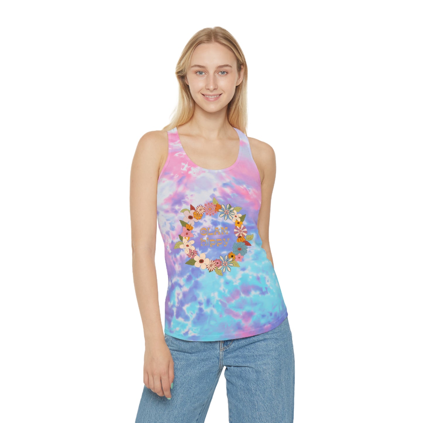 Tie Dye Racerback Tank Top