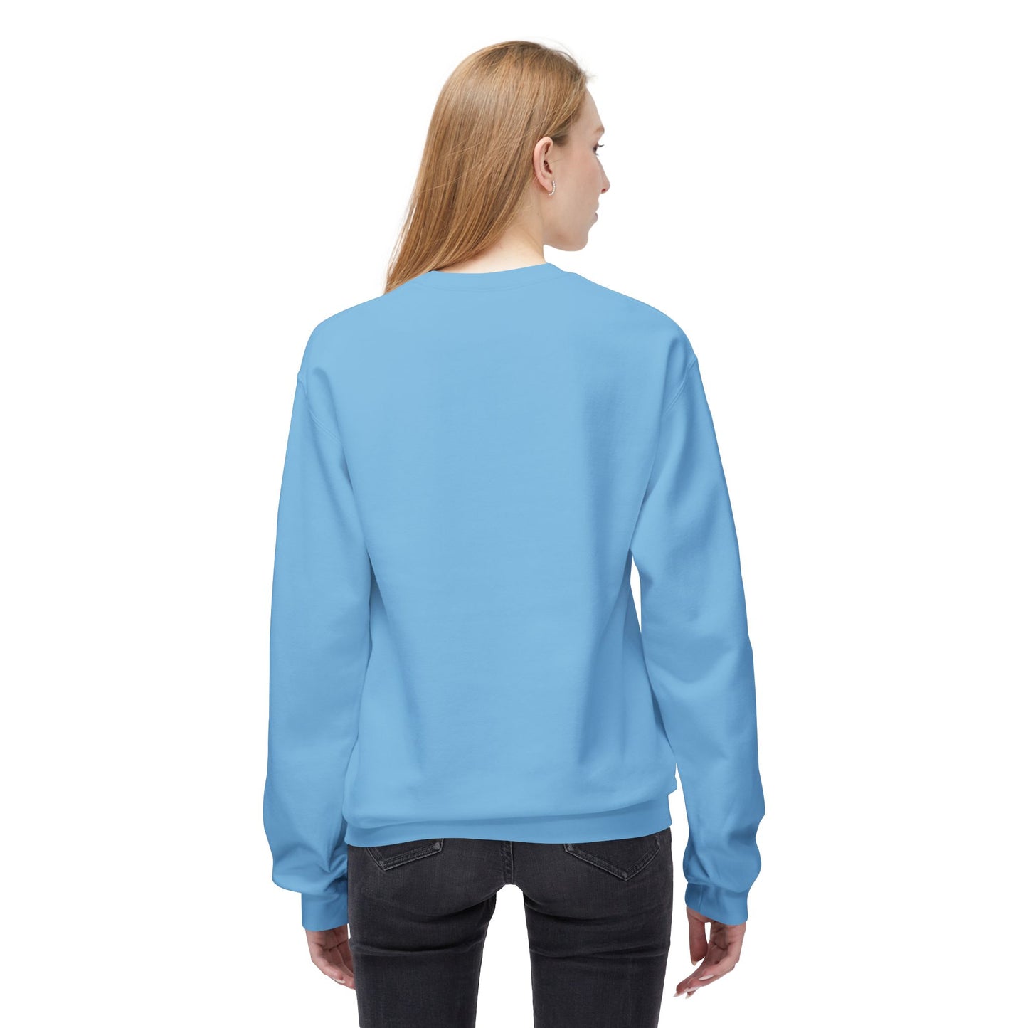 Chic Fleece Crewneck Sweatshirt - Cozy Unisex Pullover, Gift for Her/Him, Casual Layer, Perfect for Fall/Winter, Everyday Comfort