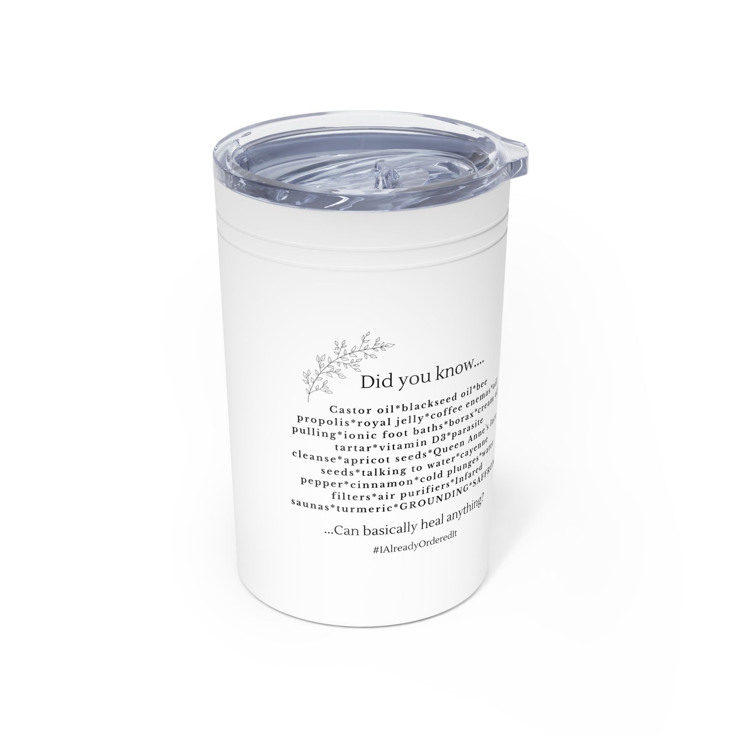 Vacuum Insulated Tumbler, 11oz