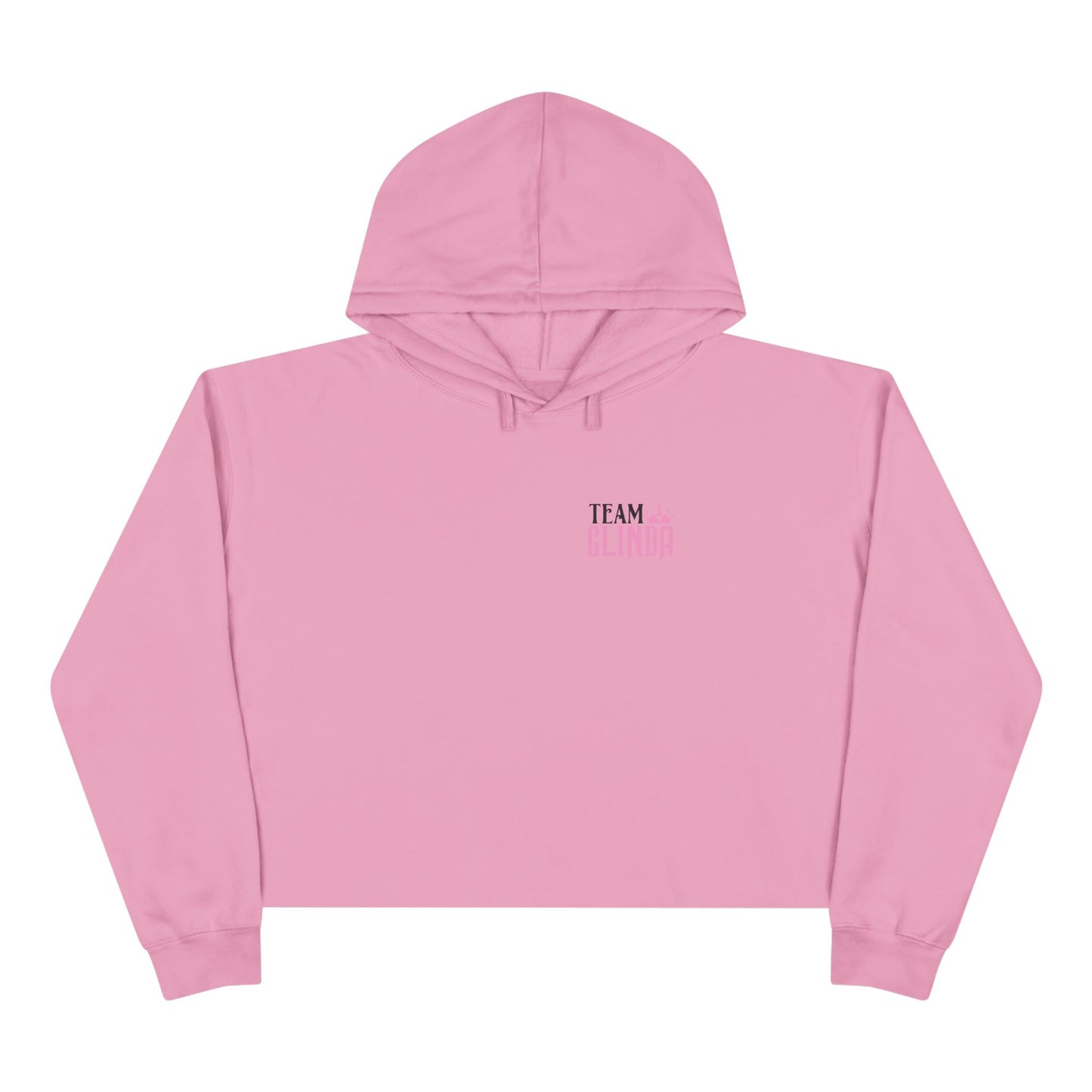Team Glinda Crop Hoodie - Stylish Bulk Hoodie, Unique Gym Wear, Trendy Fashion Sweatshirt, Gift for Friends, Motivational Apparel