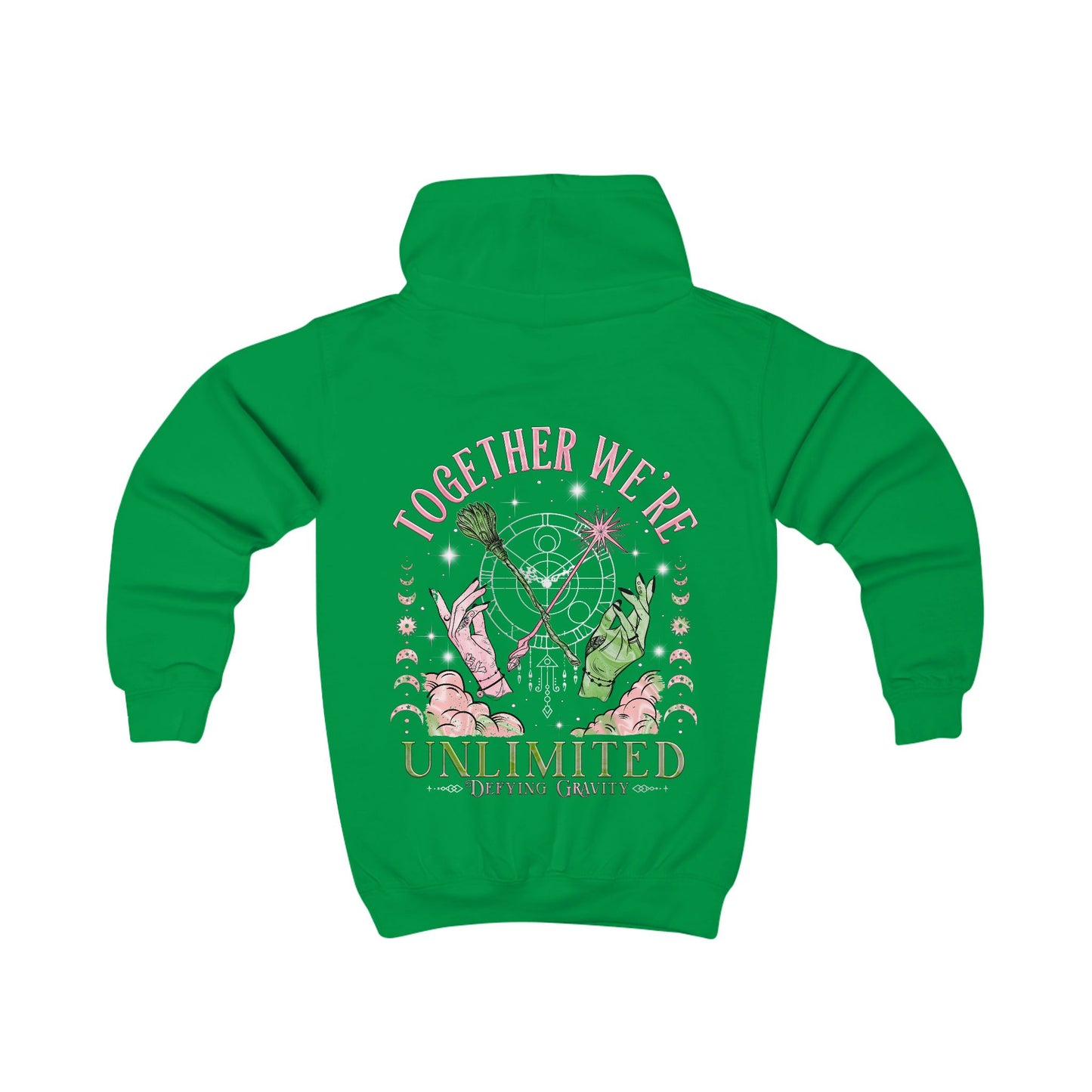 Kids Hoodie: WICKED Fun and Inspiring, Together We're Unlimited, Youth Sweatshirt for Playful Adventures, Gift for Kids, Birthday, School Events