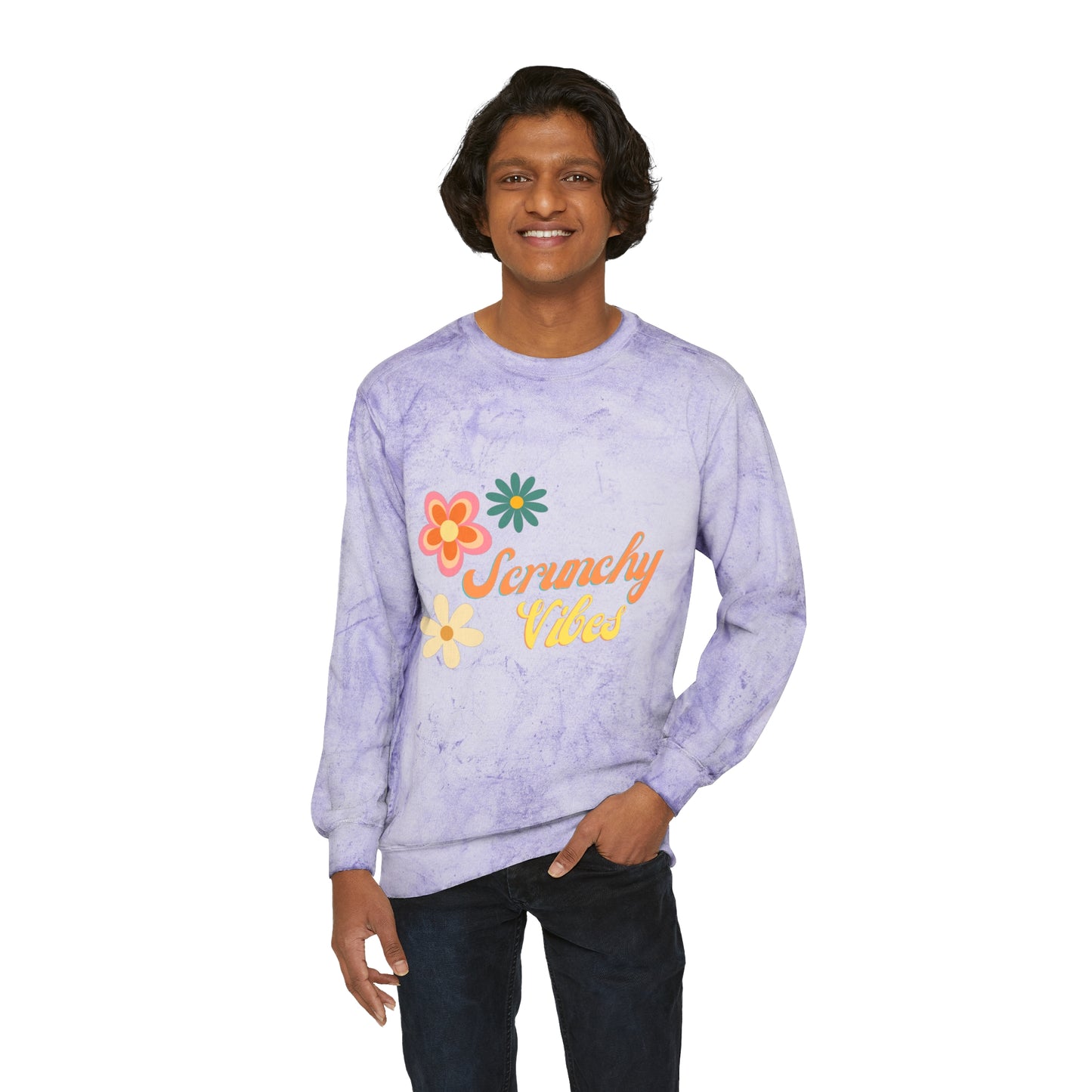Unisex Color Blast Crewneck Sweatshirt