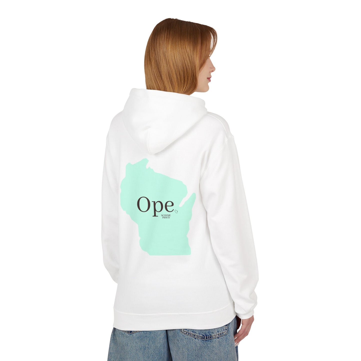 Wisconsin 'Ope' Midweight Hoodie | Comfy Unisex Fleece | Perfect for Casual Days, Gifts, or Gatherings
