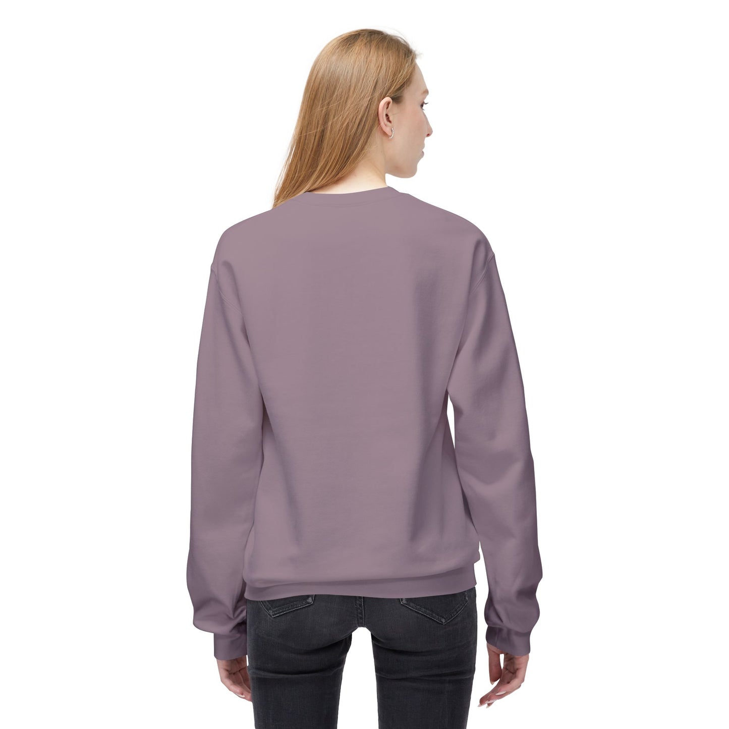 Chic Fleece Crewneck Sweatshirt - Cozy Unisex Pullover, Gift for Her/Him, Casual Layer, Perfect for Fall/Winter, Everyday Comfort