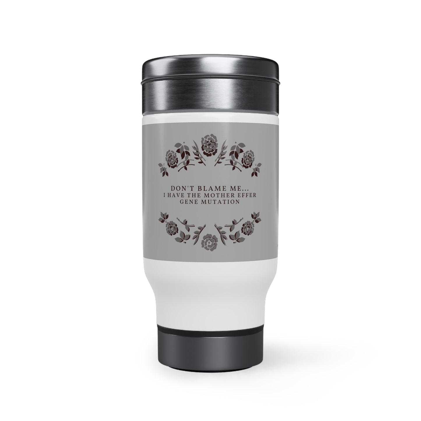 Stainless Steel Travel Mug with Handle, 14oz