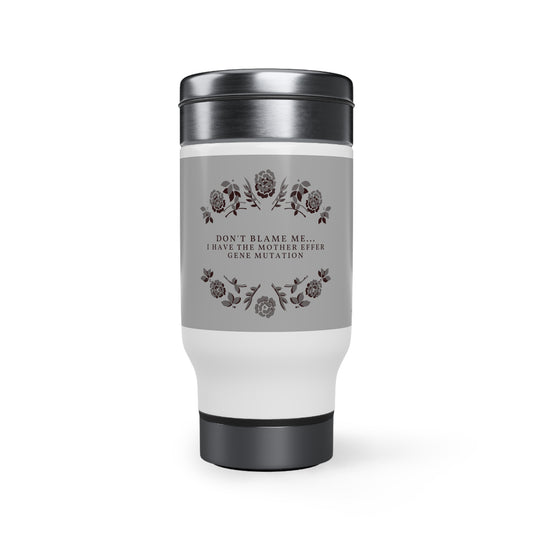 Stainless Steel Travel Mug with Handle, 14oz
