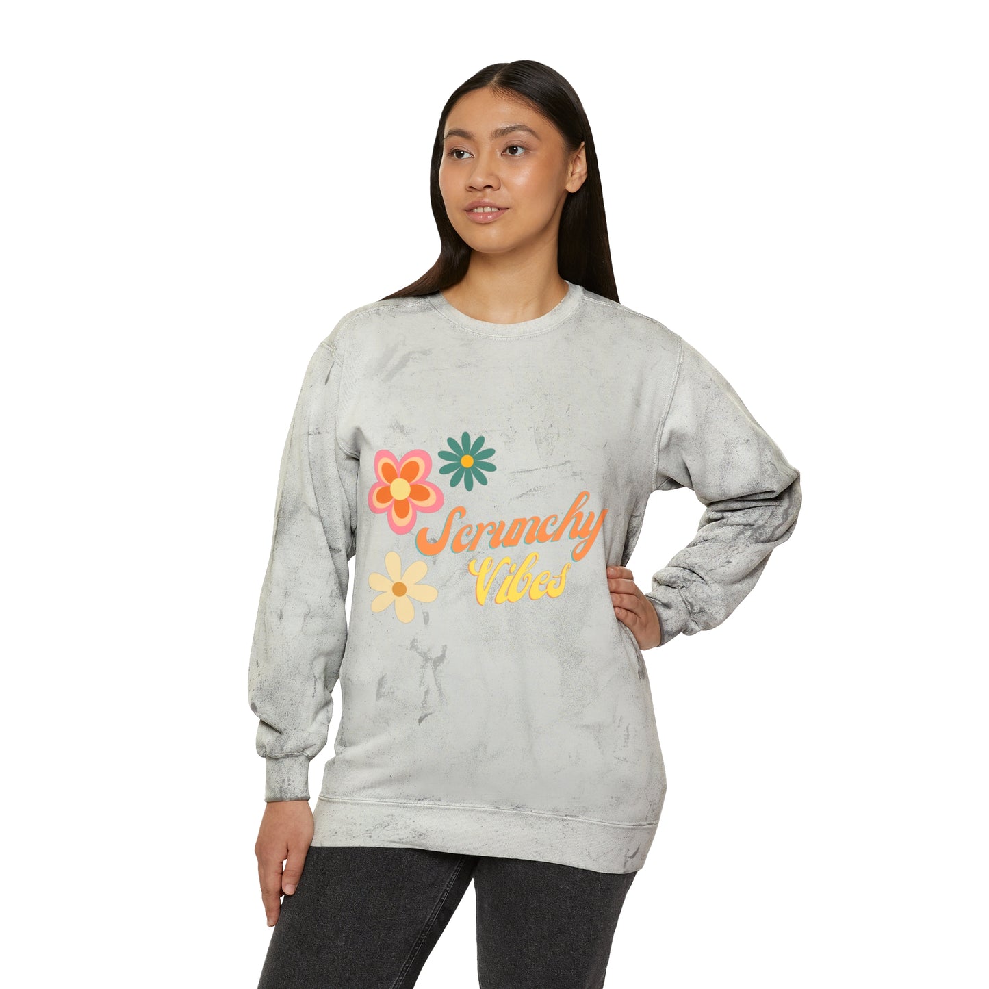 Unisex Color Blast Crewneck Sweatshirt