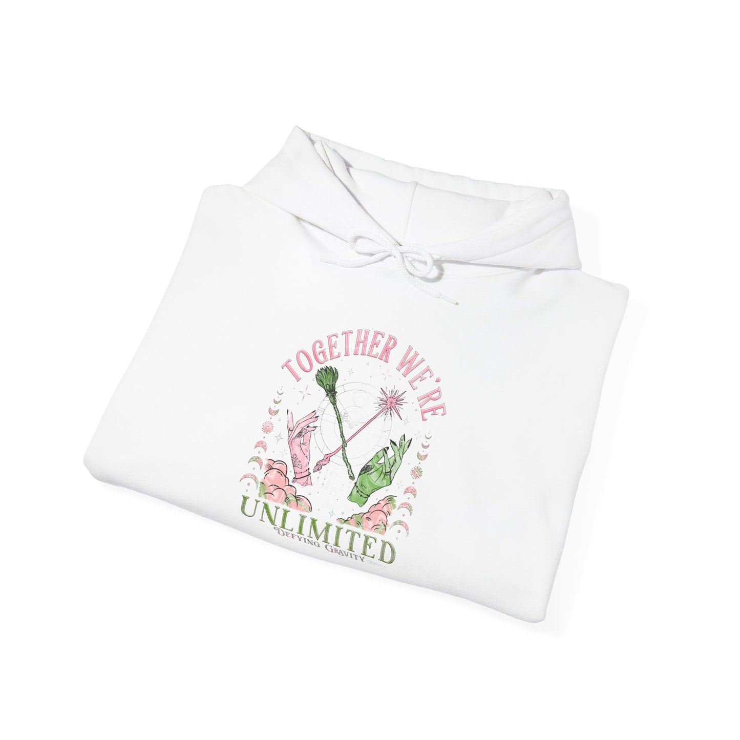 Together We’re Unlimited Hoodie, Inspirational Sweatshirt, Unisex Cozy Hoodie, Gift for Her/Him, Casual Outfit, Spring Layering