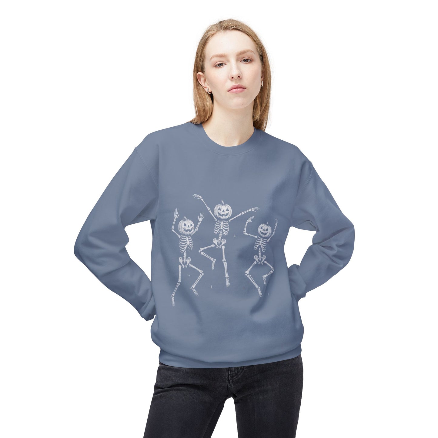 Chic Fleece Crewneck Sweatshirt - Cozy Unisex Pullover, Gift for Her/Him, Casual Layer, Perfect for Fall/Winter, Everyday Comfort