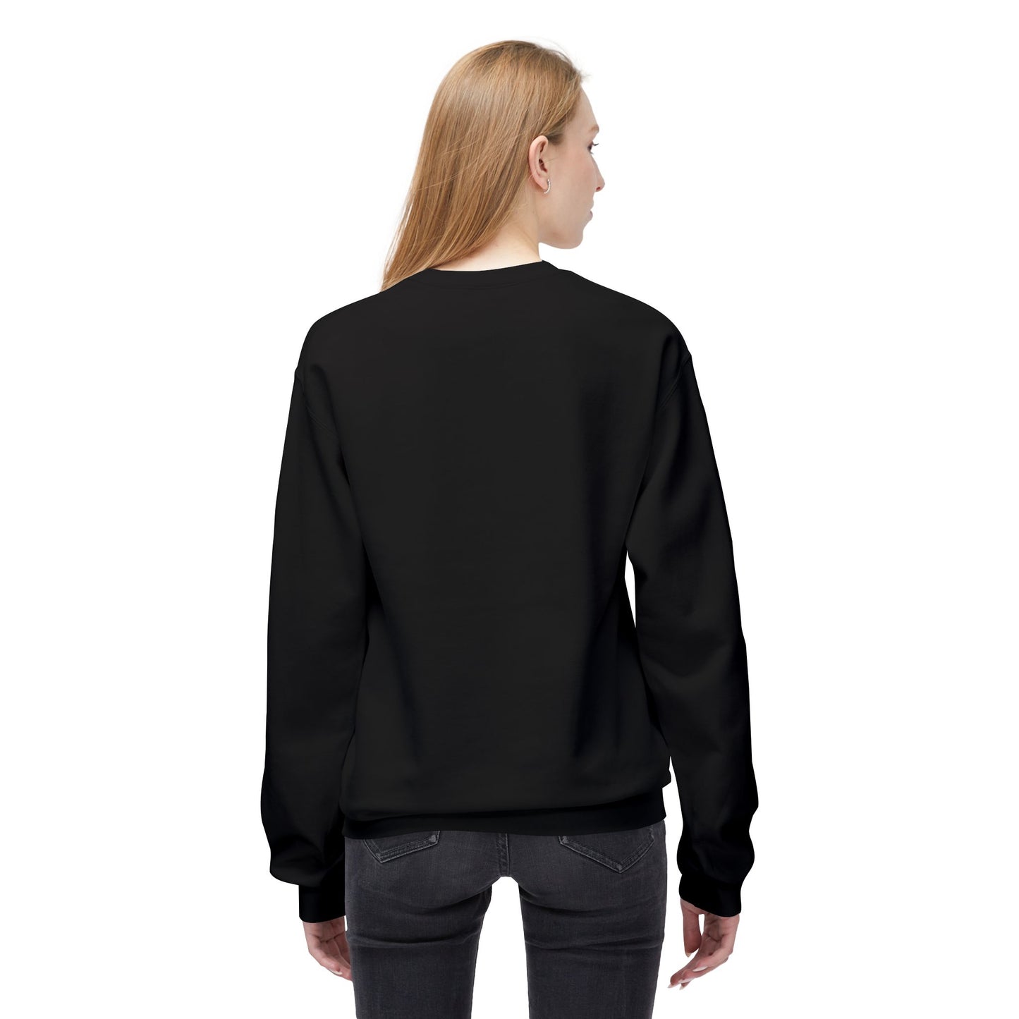 Chic Fleece Crewneck Sweatshirt - Cozy Unisex Pullover, Gift for Her/Him, Casual Layer, Perfect for Fall/Winter, Everyday Comfort