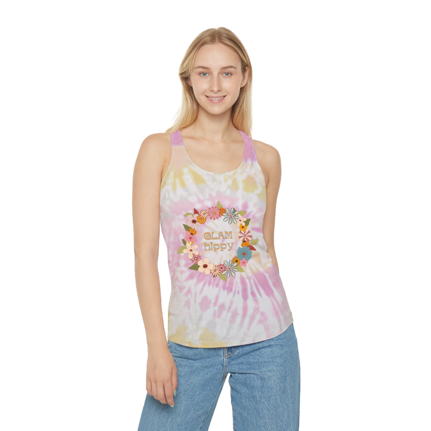 Tie Dye Racerback Tank Top