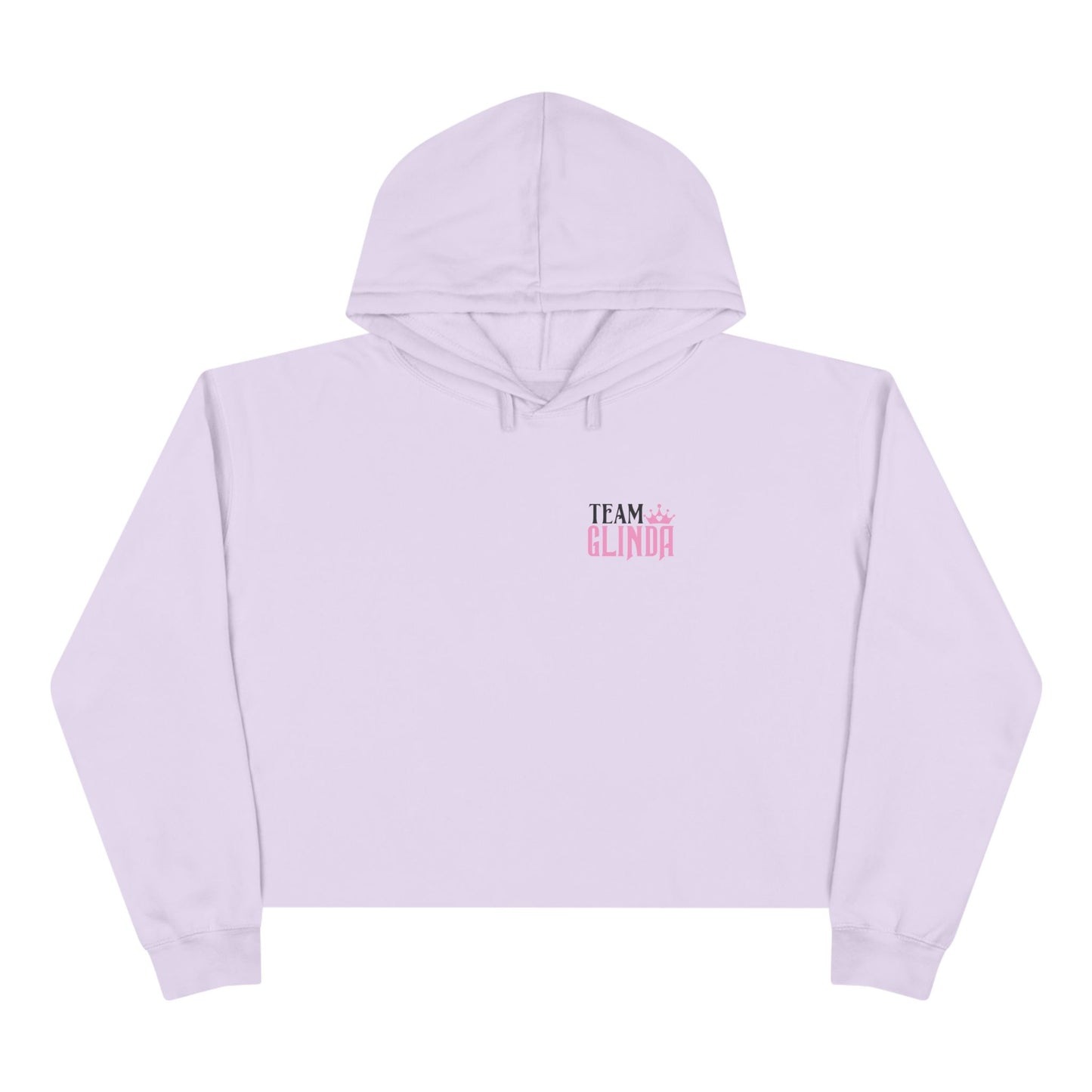 Team Glinda Crop Hoodie - Stylish Bulk Hoodie, Unique Gym Wear, Trendy Fashion Sweatshirt, Gift for Friends, Motivational Apparel