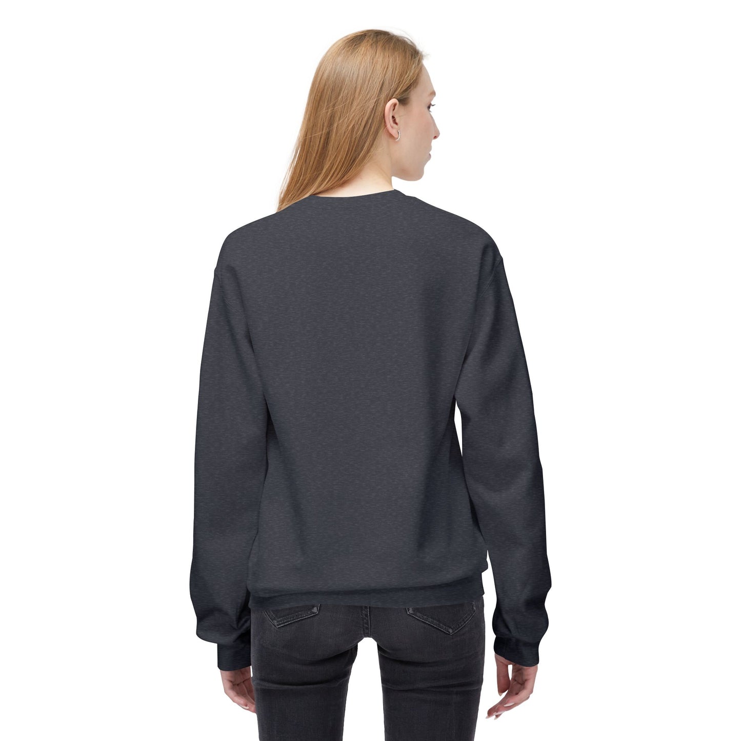 Chic Fleece Crewneck Sweatshirt - Cozy Unisex Pullover, Gift for Her/Him, Casual Layer, Perfect for Fall/Winter, Everyday Comfort