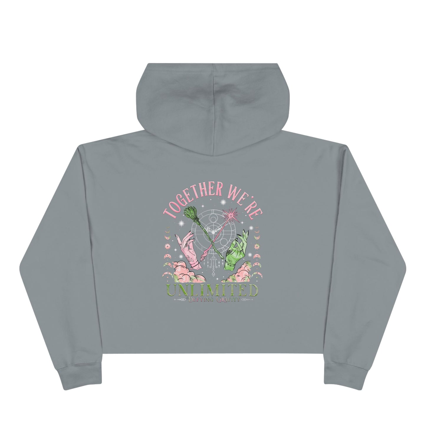 Team Glinda Crop Hoodie - Stylish Bulk Hoodie, Unique Gym Wear, Trendy Fashion Sweatshirt, Gift for Friends, Motivational Apparel