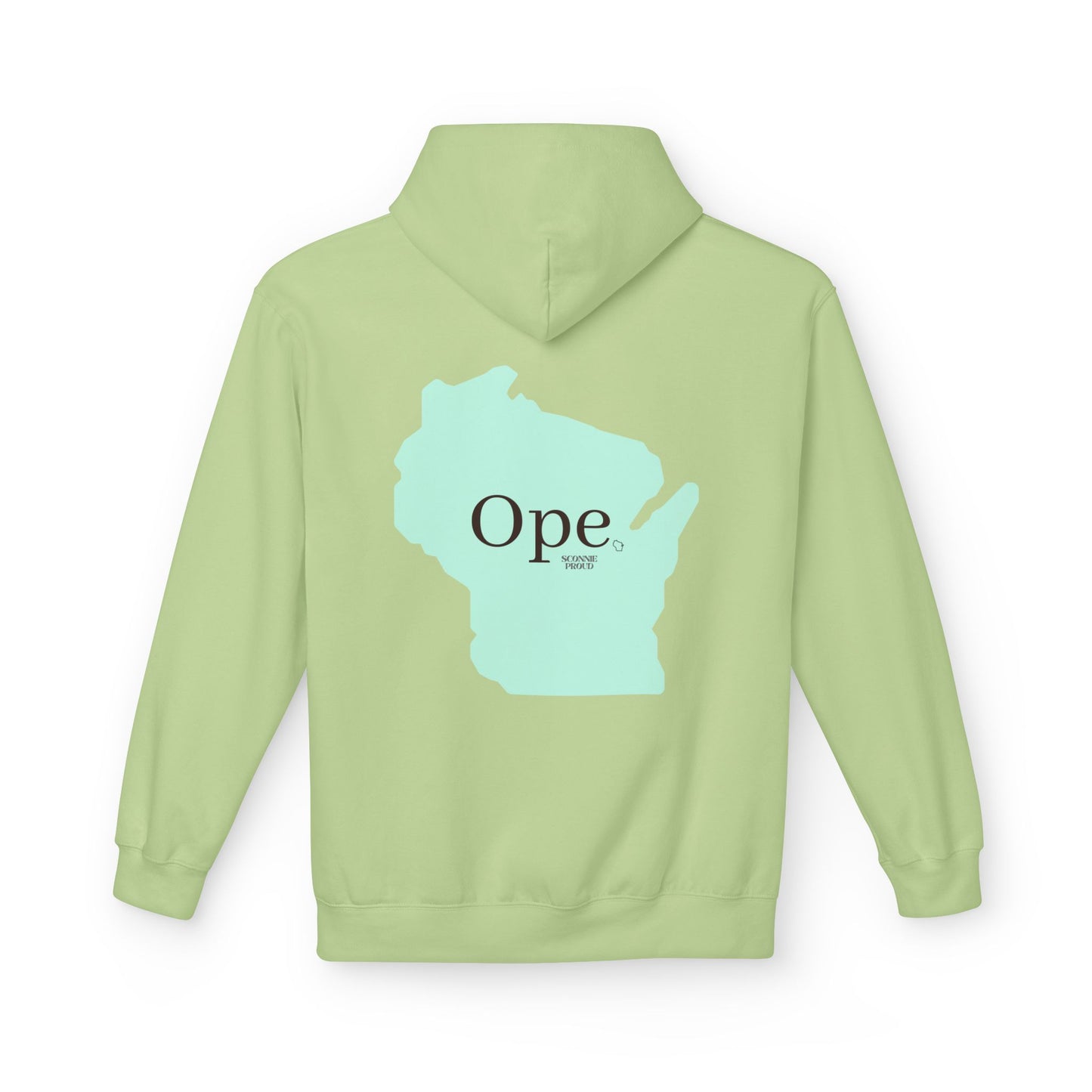 Wisconsin 'Ope' Midweight Hoodie | Comfy Unisex Fleece | Perfect for Casual Days, Gifts, or Gatherings
