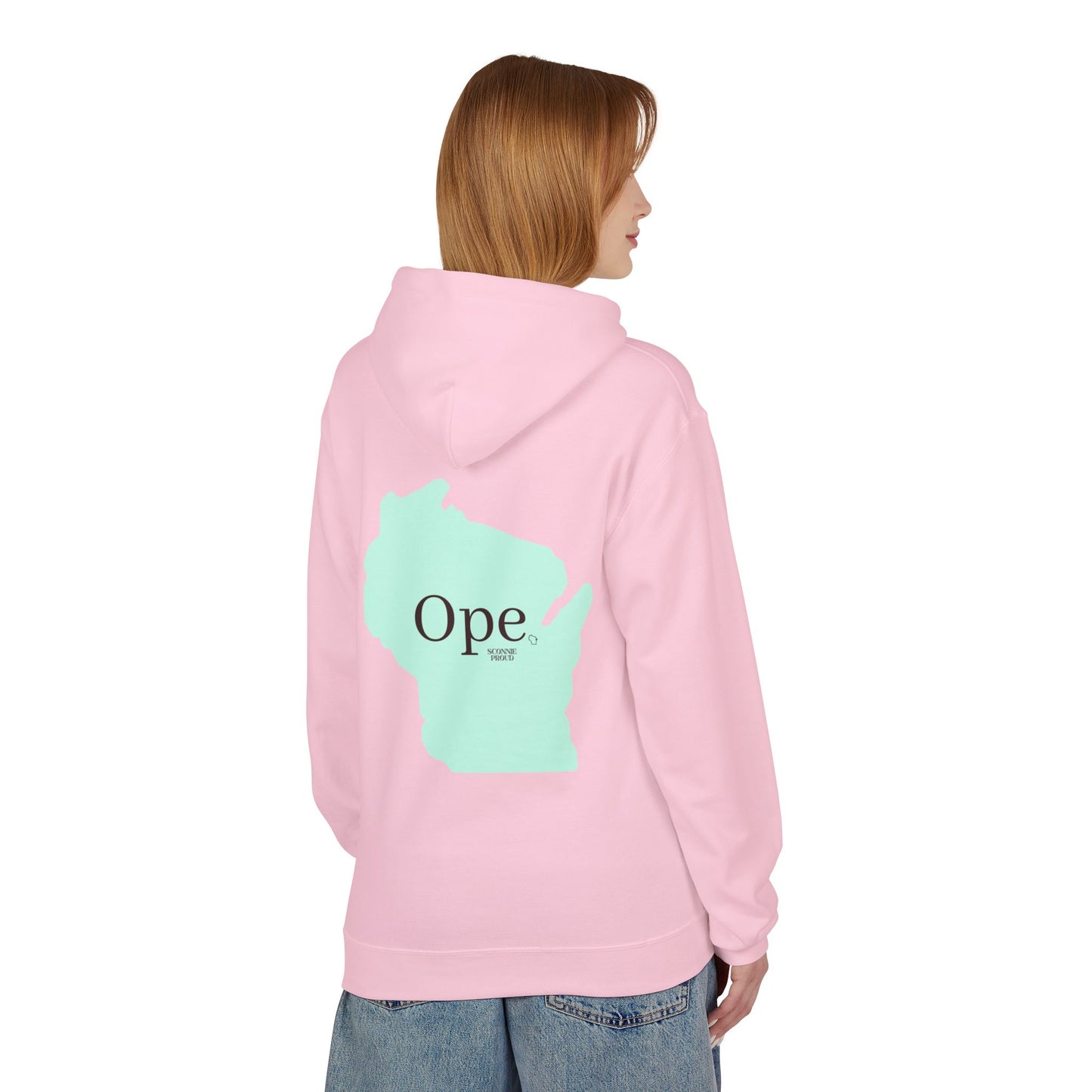 Wisconsin 'Ope' Midweight Hoodie | Comfy Unisex Fleece | Perfect for Casual Days, Gifts, or Gatherings